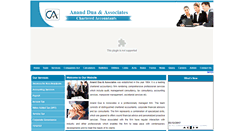 Desktop Screenshot of ananddua.com